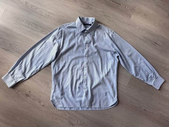 Perry Ellis Other - Perry Ellis Men’s Medium Blue Stripe Long Sleeve Button Up Shirt